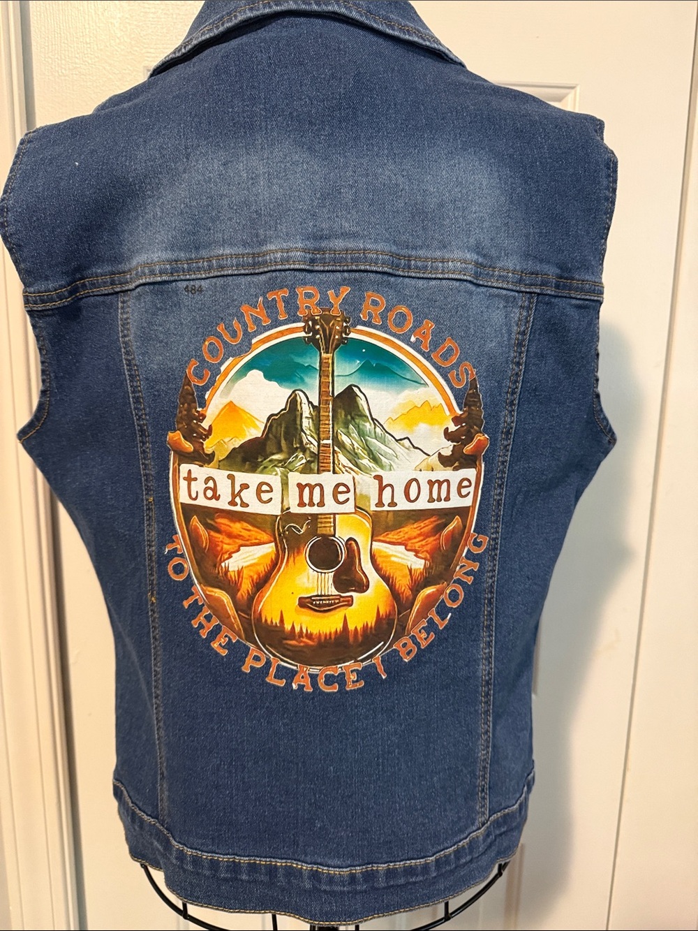 Country girl denim vest